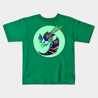 bright bee in kaiju sting arts Kids T-Shirt